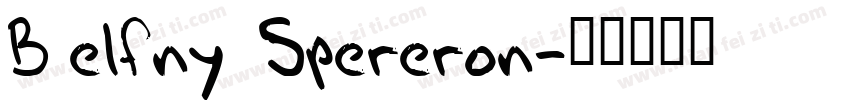 Belfny Spereron字体转换